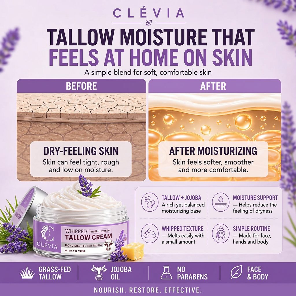 How CLÉVIA Vanilla Lavender supports softer, comfortable-feeling skin